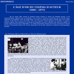 Historique - Le Cinéma de la Nouvelle Vague Française