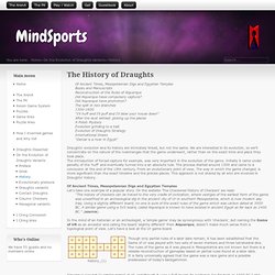 The History of Draughts