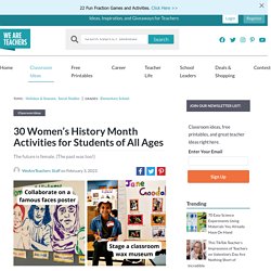 Best Women's History Month Activities for the Classroom