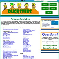 Kids History: American Revolution