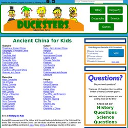 History: Ancient China for Kids