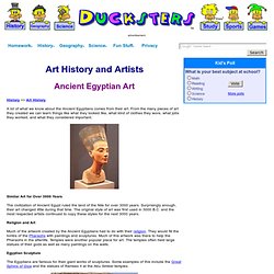 History: Ancient Egyptian Art for Kids