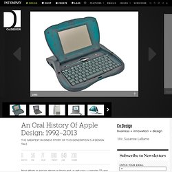 An Oral History Of Apple Design: 1992–2013