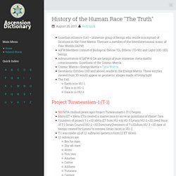 History of the Human Race "The Truth" ~ Ascension Dictionary