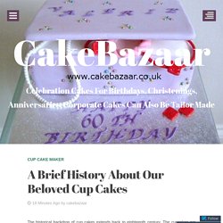 A Brief History About Our Beloved Cup Cakes