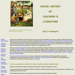Social history of Children's Literature