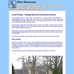 local history - college road and townshend house