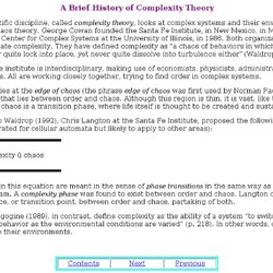 A Brief History of Complexity Theory