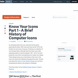 Know Your Icons Part 1 – A Brief History of Computer Icons