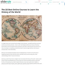 World History: The Best Online Courses To Learn From