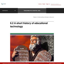 6.2 A short history of educational technology