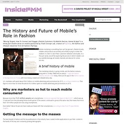 The History and Future of Mobile’s Role in Fashion