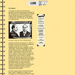 History Files - Al Capone