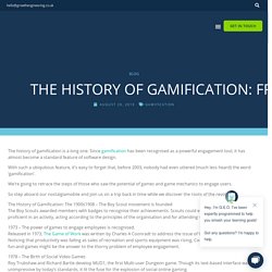 The History of Gamification: From The Very Beginning to Right Now