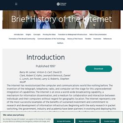 Brief History of the Internet - Internet Timeline