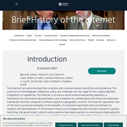 Brief History of the Internet