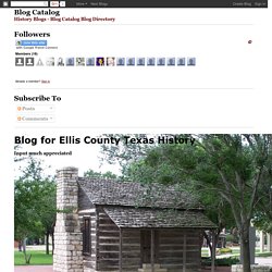 Blog for Ellis County Texas History: