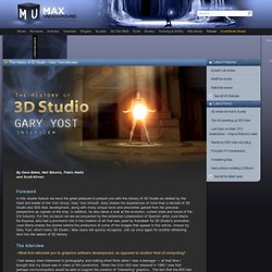 The History of 3D Studio – Gary Yost interview