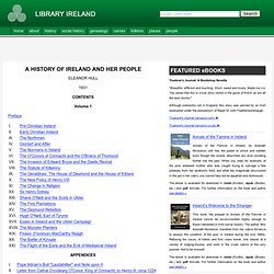 A History of Ireland and Her People
