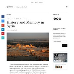 History and Memory in Syria