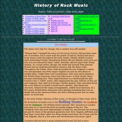 The History of Rock Music. Storia della Musica Rock