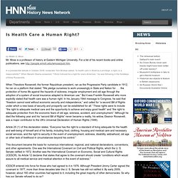 Is Health Care a Human Right?