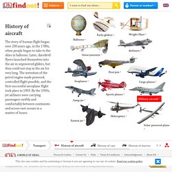 History of aircraft