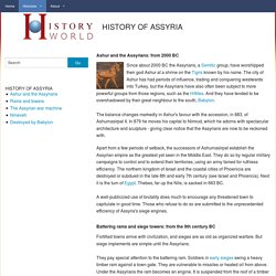 HISTORY OF ASSYRIA