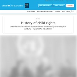 History of child rights