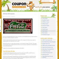 History Of Coupons