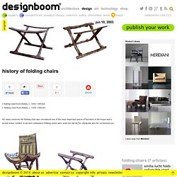 folding chairs through the ages