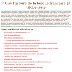 History of French Language