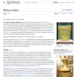 History of glass - Wikipedia