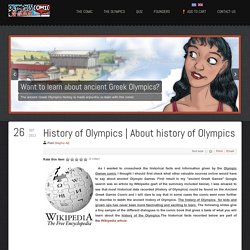 About history of Olympics