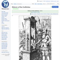History of the Guillotine