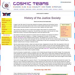 History of the Justice Society