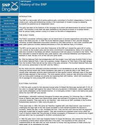History of the SNP