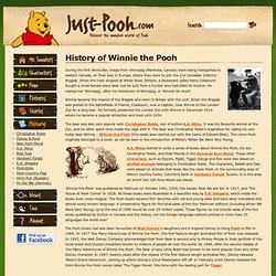 History of Winnie the Pooh