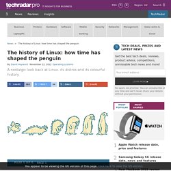 The history of Linux: how time has shaped the penguin