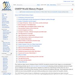 COSTP World History Project - Wikibooks, collection of open-cont