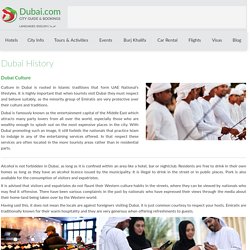 Dubai History - Culture, Religion and Lifestyle in Dubai