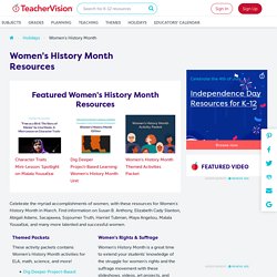 Women's History – Teacher Resources