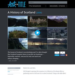 A History of Scotland opening title sequence