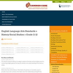 History/Social Studies