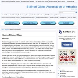 Historia del vitral »Stained Glass Asociación de América