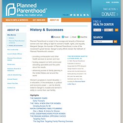 www.plannedparenthood.org/about-us/who-we-are/history-and-successes.htm