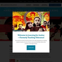Hard History in Hard Times - Talking With Teachers