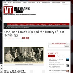 NASA, Bob Lazar’s UFO and the History of Lost Technology