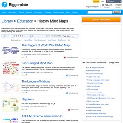 Free History mind map templates and mind mapping examples