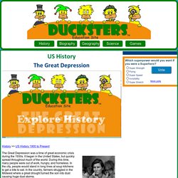 US History: The Great Depression